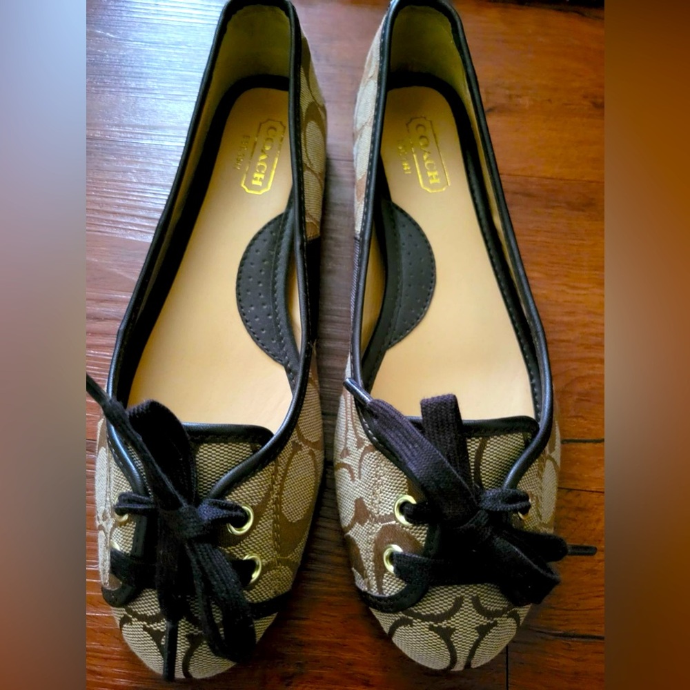 Coach Jayne Monogram Ballet Flats